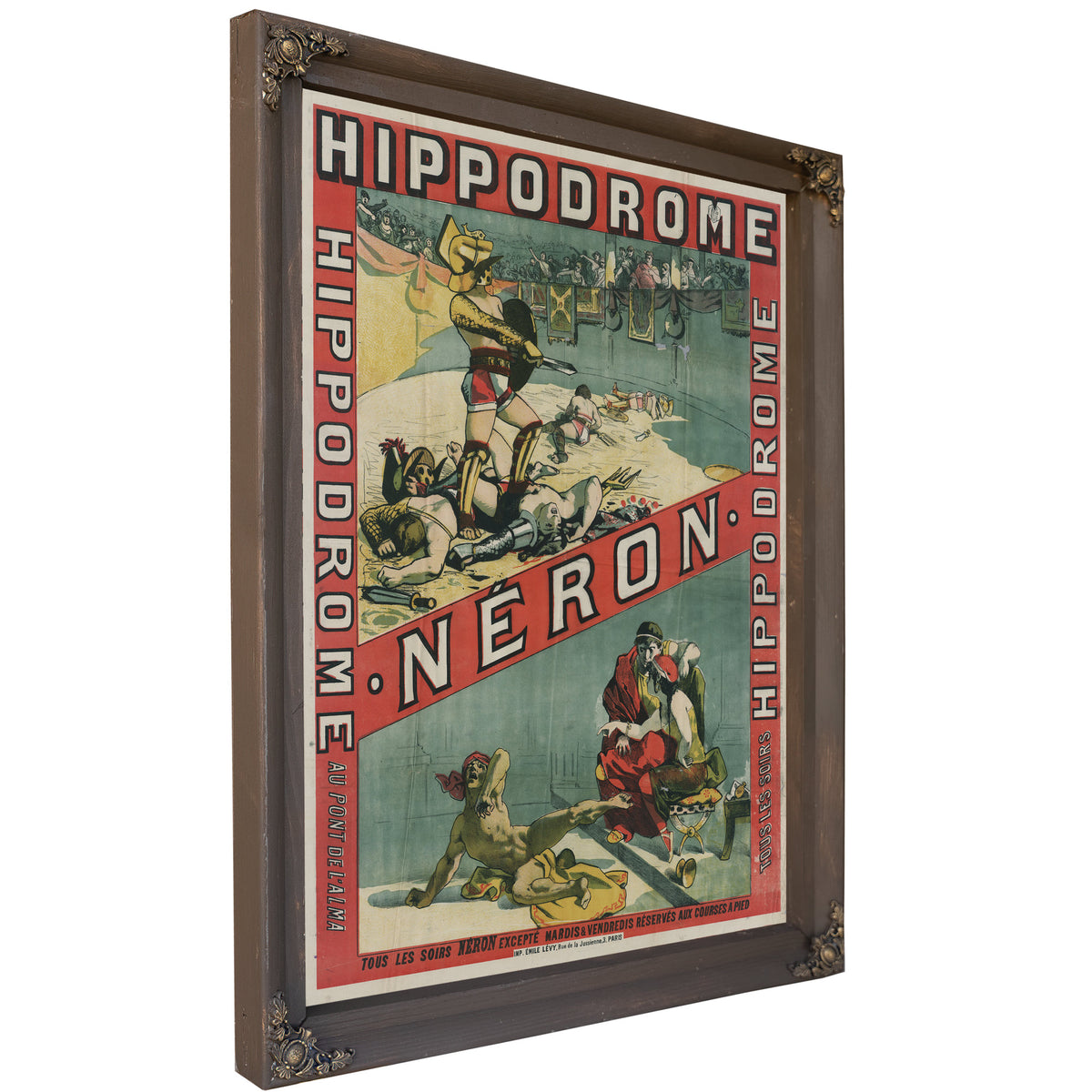 Hippodrome Neron Hippodrome Au Pont de By Vintage Circus Posters