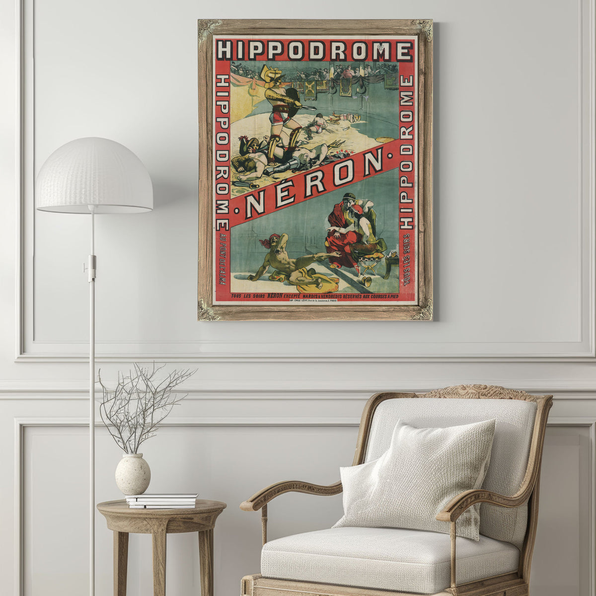 Hippodrome Neron Hippodrome Au Pont de By Vintage Circus Posters