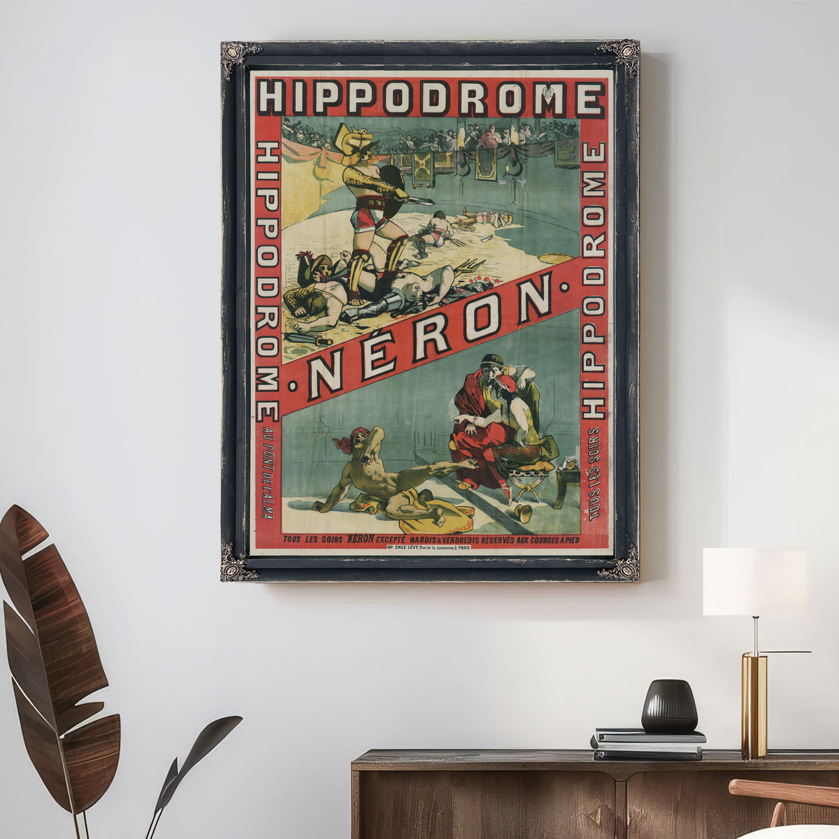 Hippodrome Neron Hippodrome Au Pont de By Vintage Circus Posters
