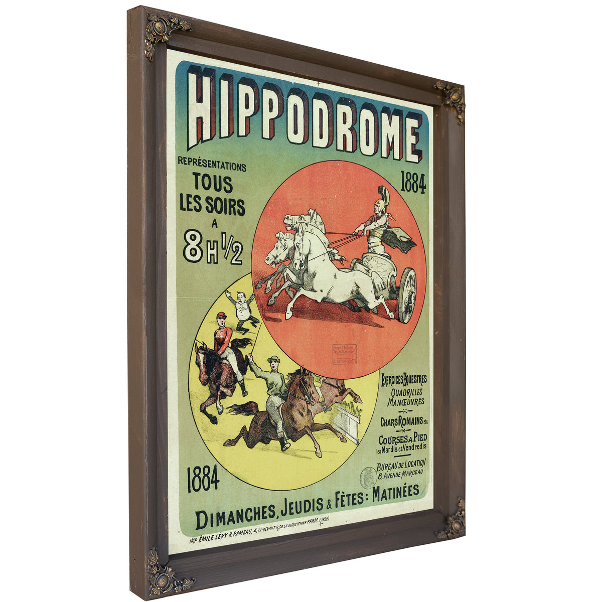 Hippodrome Representations Tous Les By Vintage Circus Posters