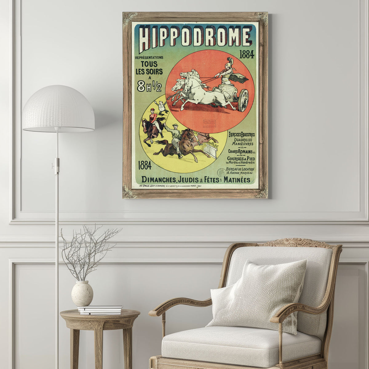 Hippodrome Representations Tous Les By Vintage Circus Posters
