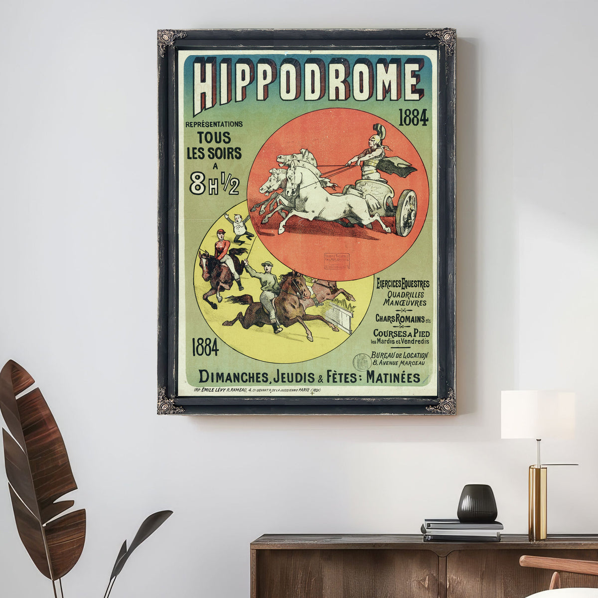 Hippodrome Representations Tous Les By Vintage Circus Posters