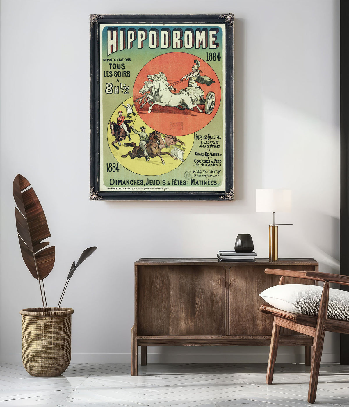 Hippodrome Representations Tous Les By Vintage Circus Posters