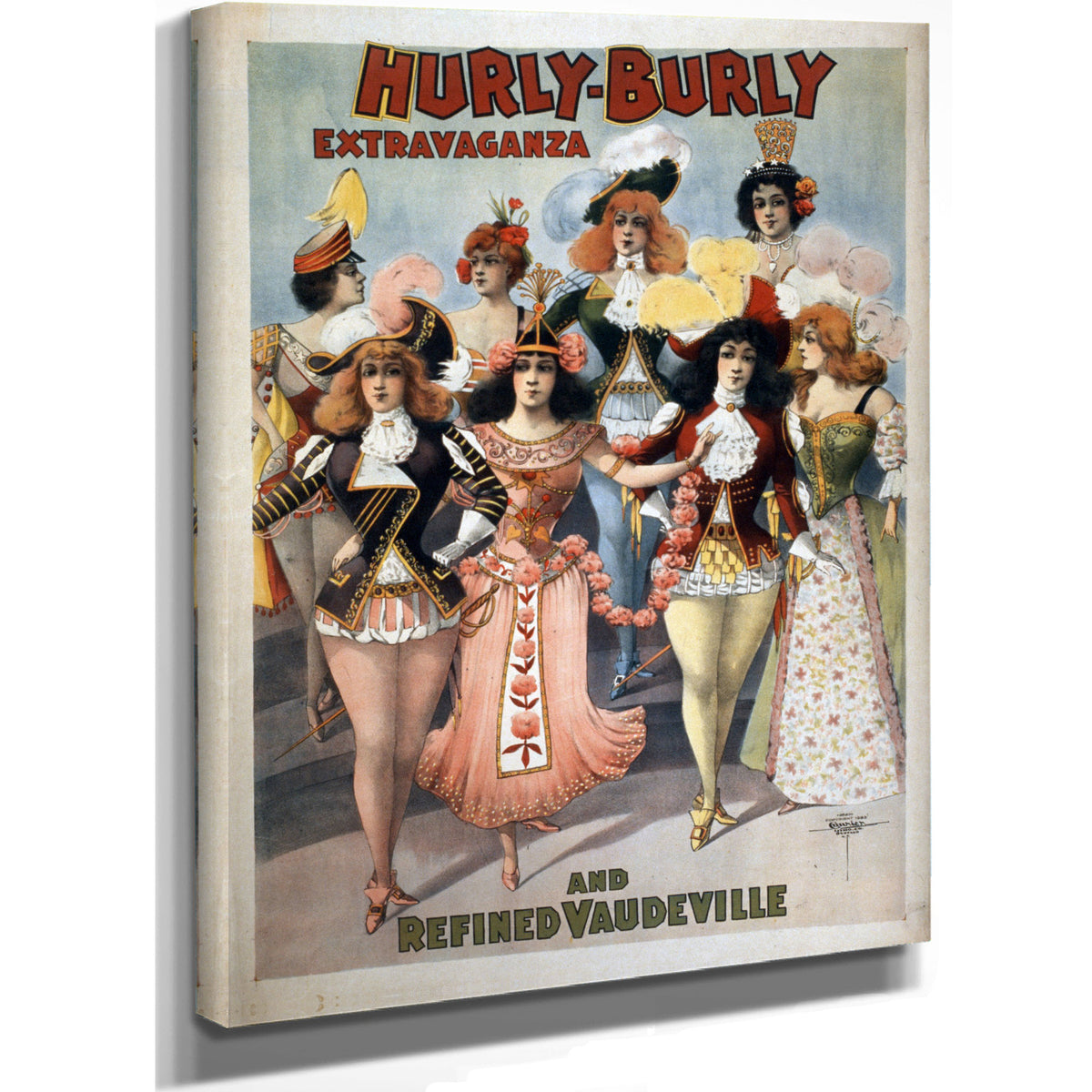 Hurly Burly Extravaganza Refined 03 By Vintage Circus Posters