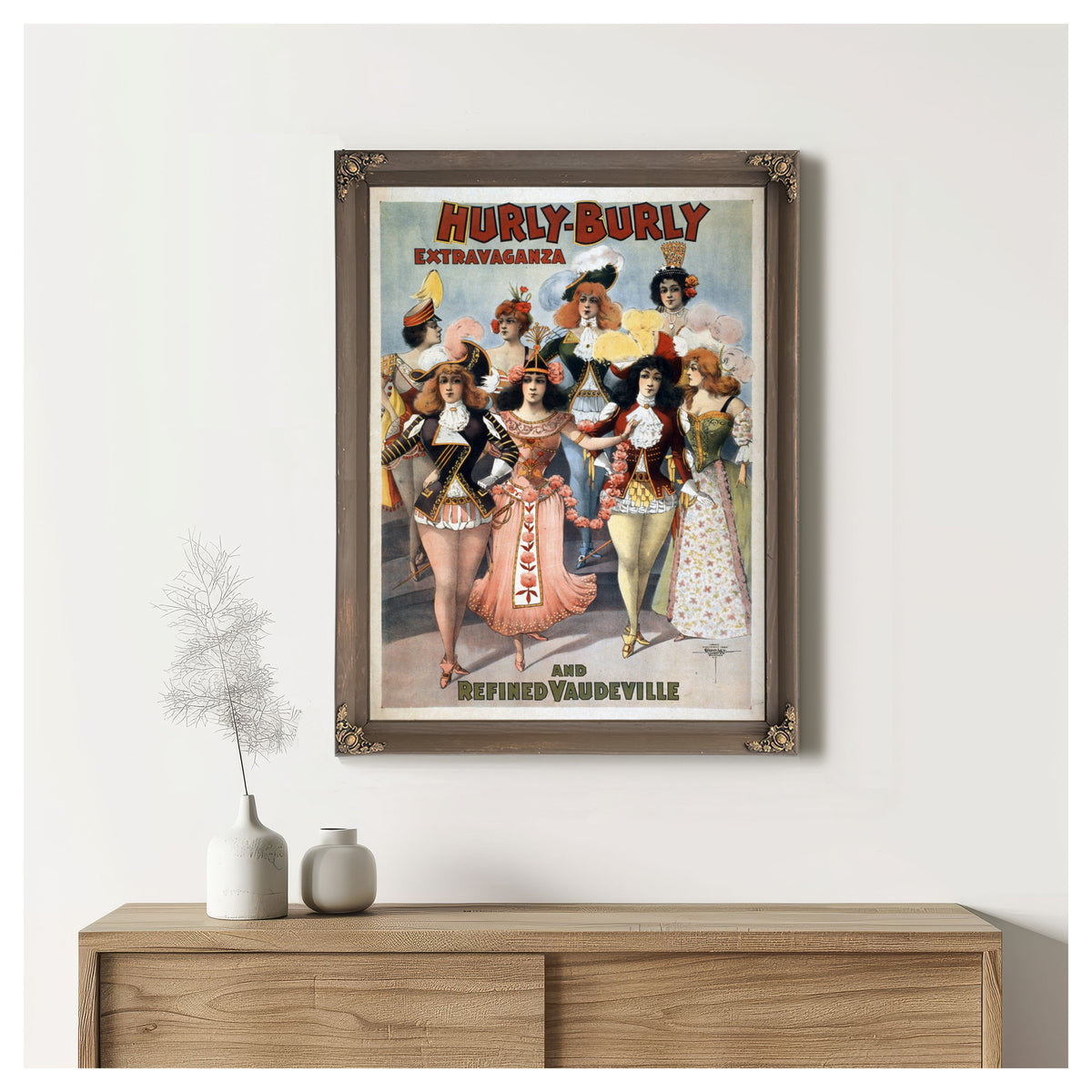 Hurly Burly Extravaganza Refined 03 By Vintage Circus Posters
