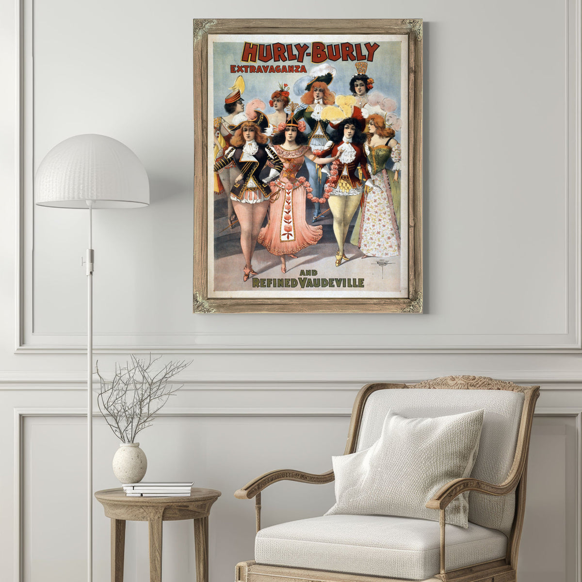 Hurly Burly Extravaganza Refined 03 By Vintage Circus Posters