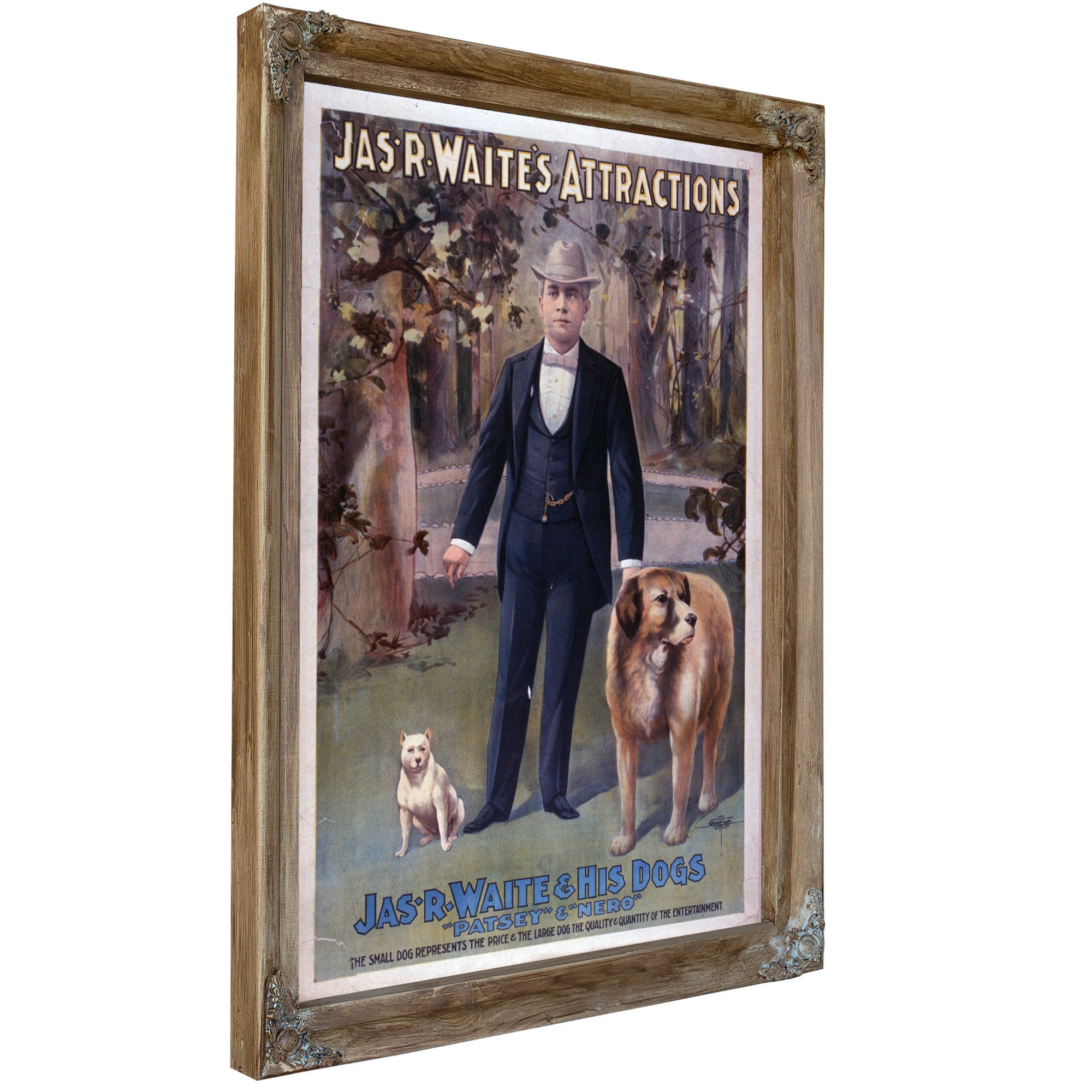 Jas R Waite S Attractions By Vintage Circus Posters