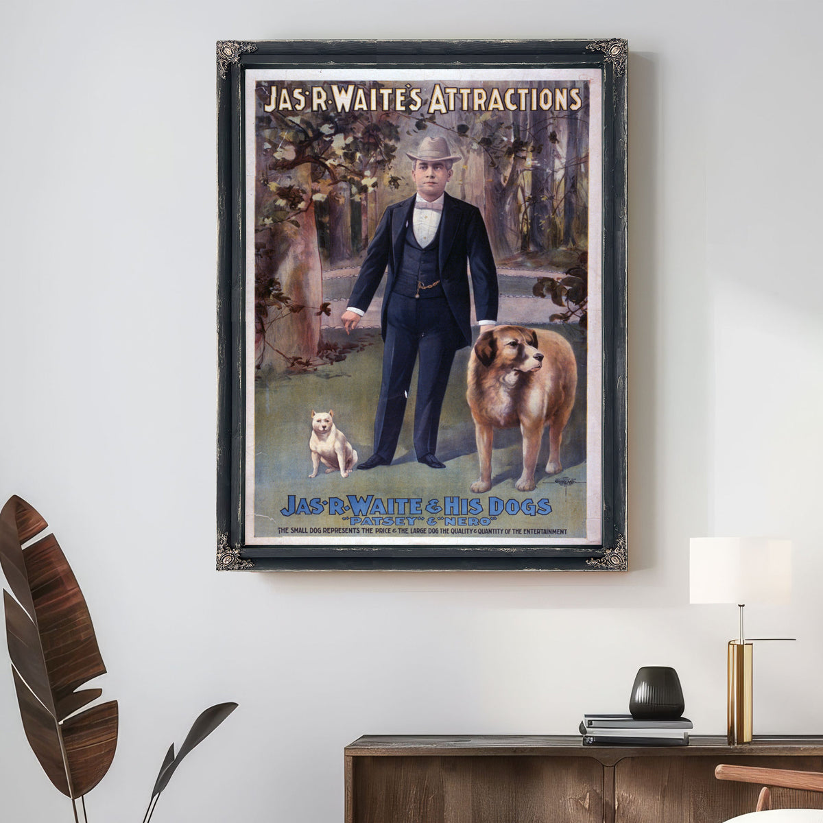 Jas R Waite S Attractions By Vintage Circus Posters