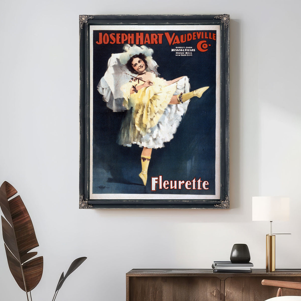 Joseph Hart Vaudeville Co Direct Weber 02 By Vintage Circus Posters
