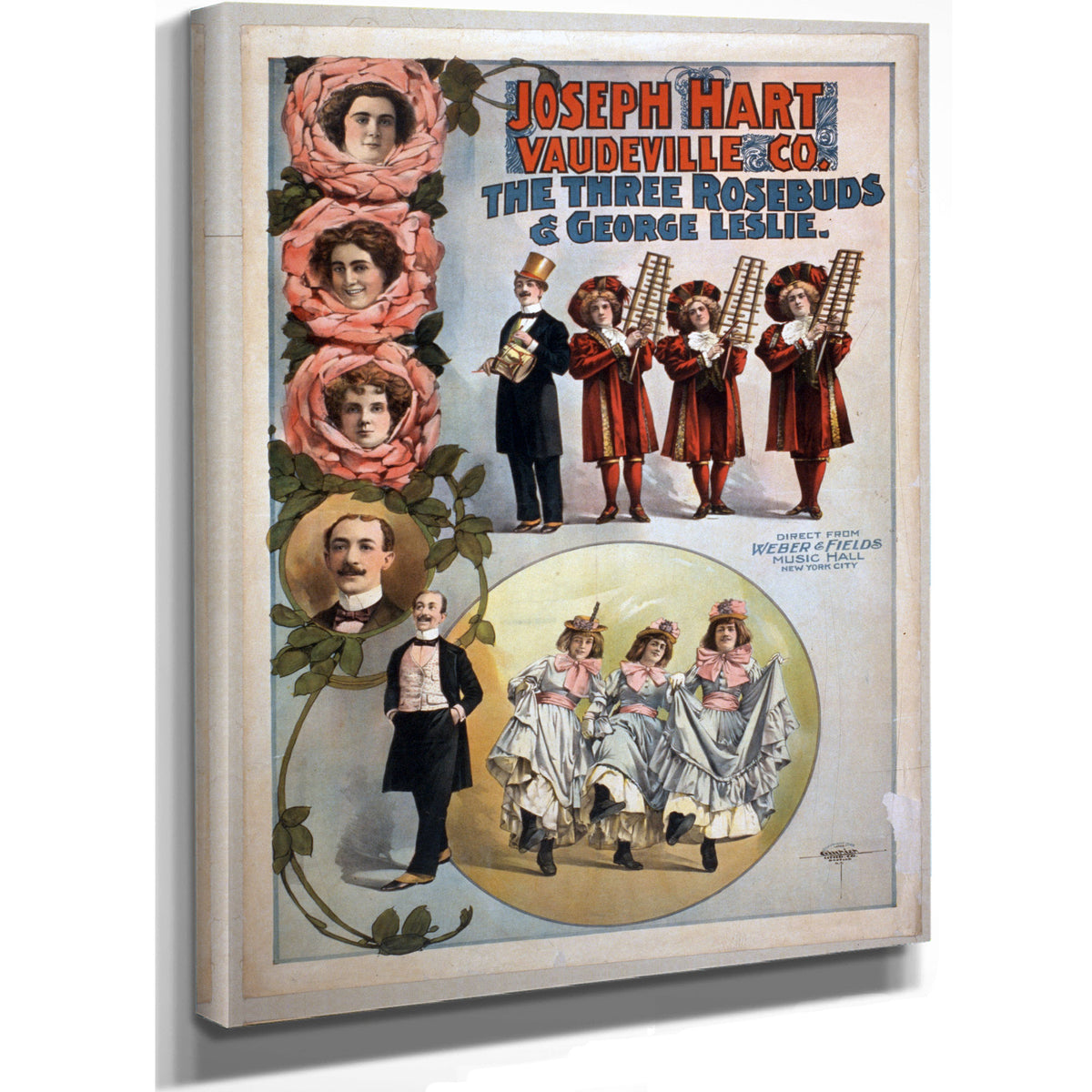 Joseph Hart Vaudeville Co Direct Weber 03 By Vintage Circus Posters