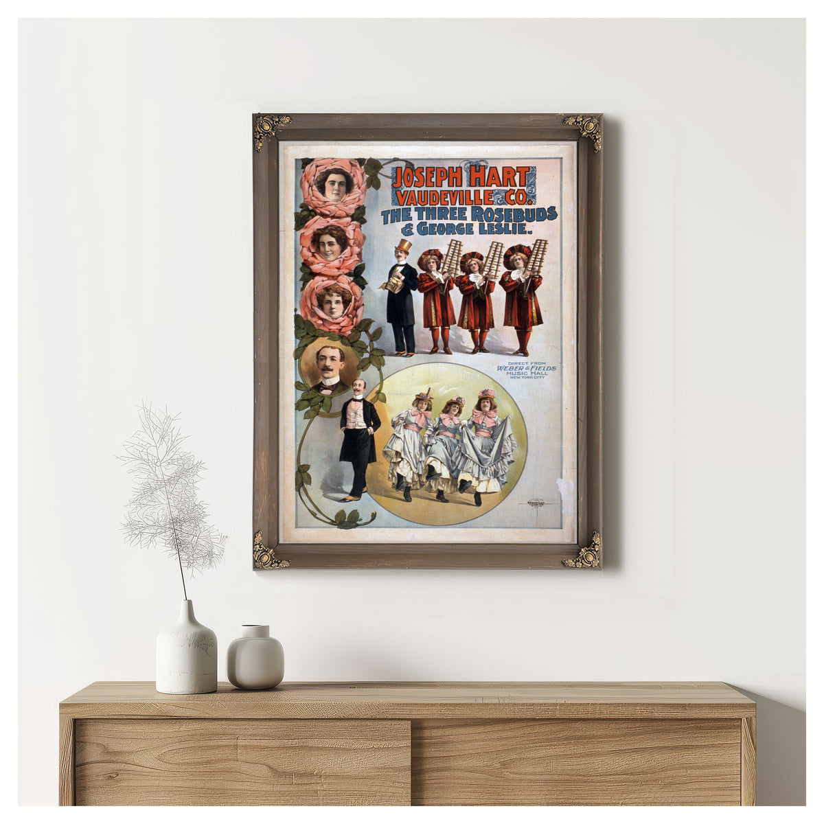 Joseph Hart Vaudeville Co Direct Weber 03 By Vintage Circus Posters