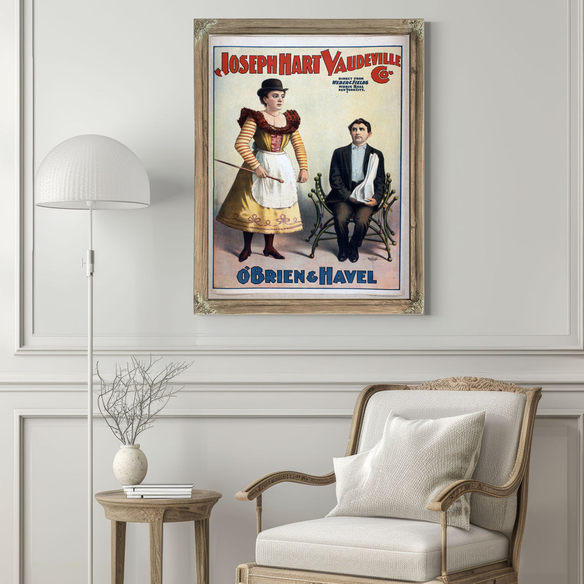 Joseph Hart Vaudeville Co Direct Weber 04 By Vintage Circus Posters