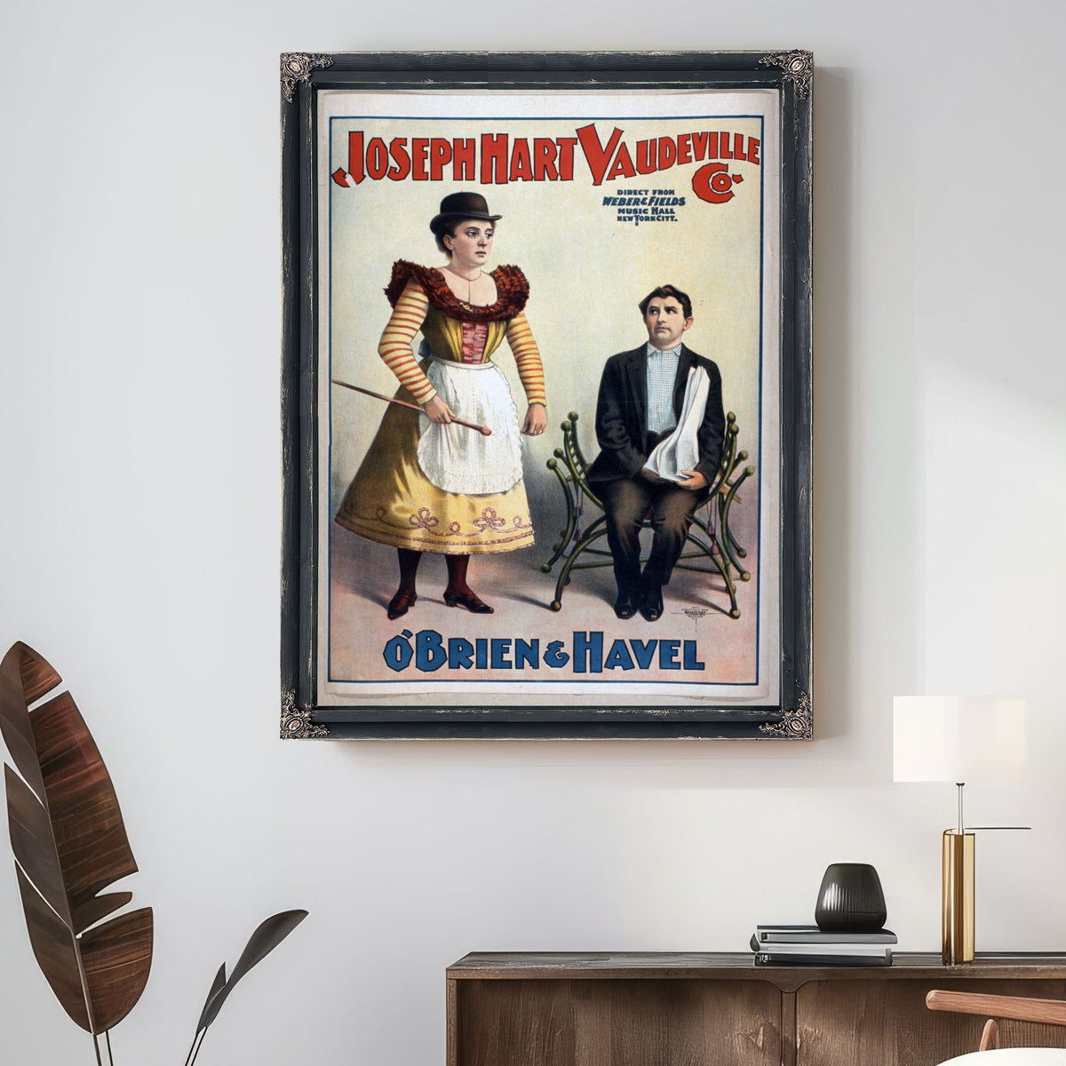 Joseph Hart Vaudeville Co Direct Weber 04 By Vintage Circus Posters