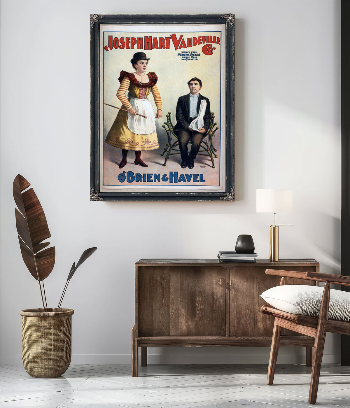 Joseph Hart Vaudeville Co Direct Weber 04 By Vintage Circus Posters