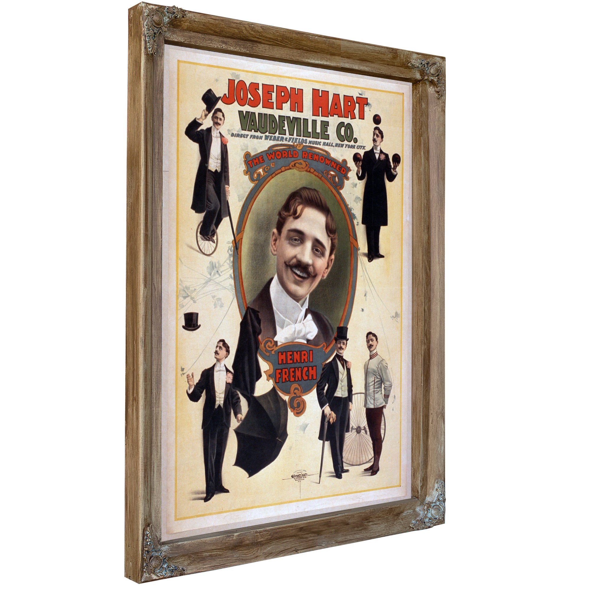 Joseph Hart Vaudeville Co Direct Weber By Vintage Circus Posters