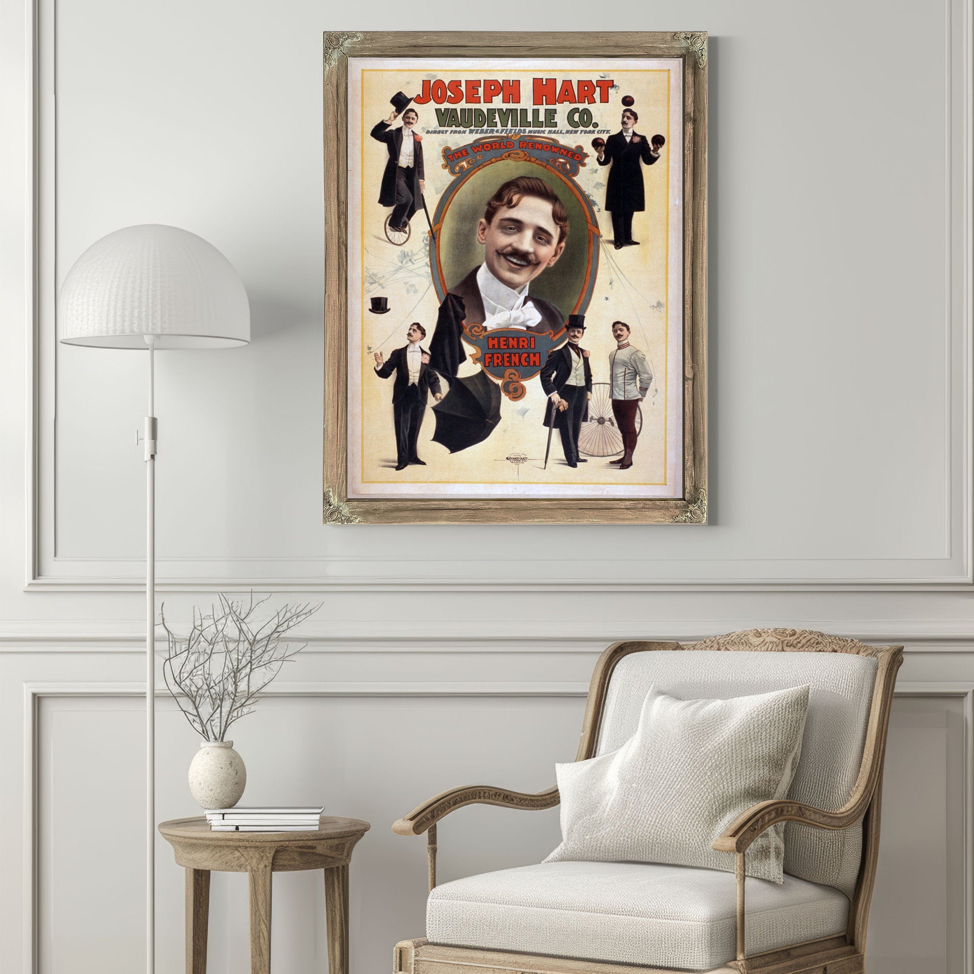 Joseph Hart Vaudeville Co Direct Weber By Vintage Circus Posters