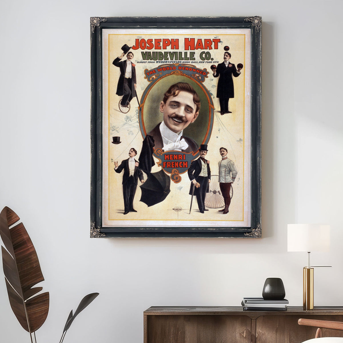 Joseph Hart Vaudeville Co Direct Weber By Vintage Circus Posters
