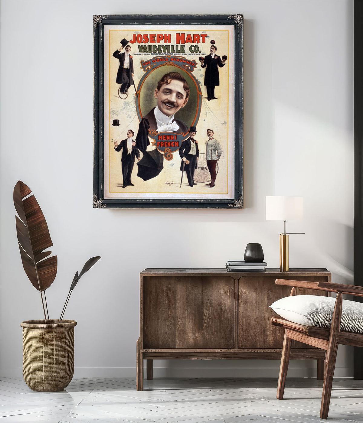 Joseph Hart Vaudeville Co Direct Weber By Vintage Circus Posters