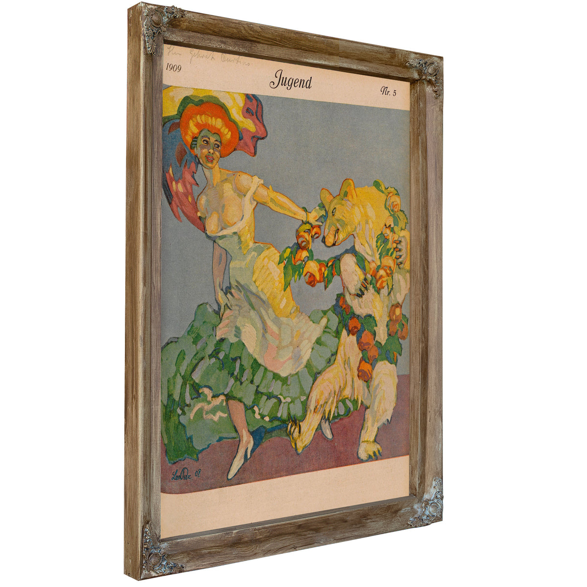 Leo Putz Jugend Nr 05 1909 By Vintage Circus Posters