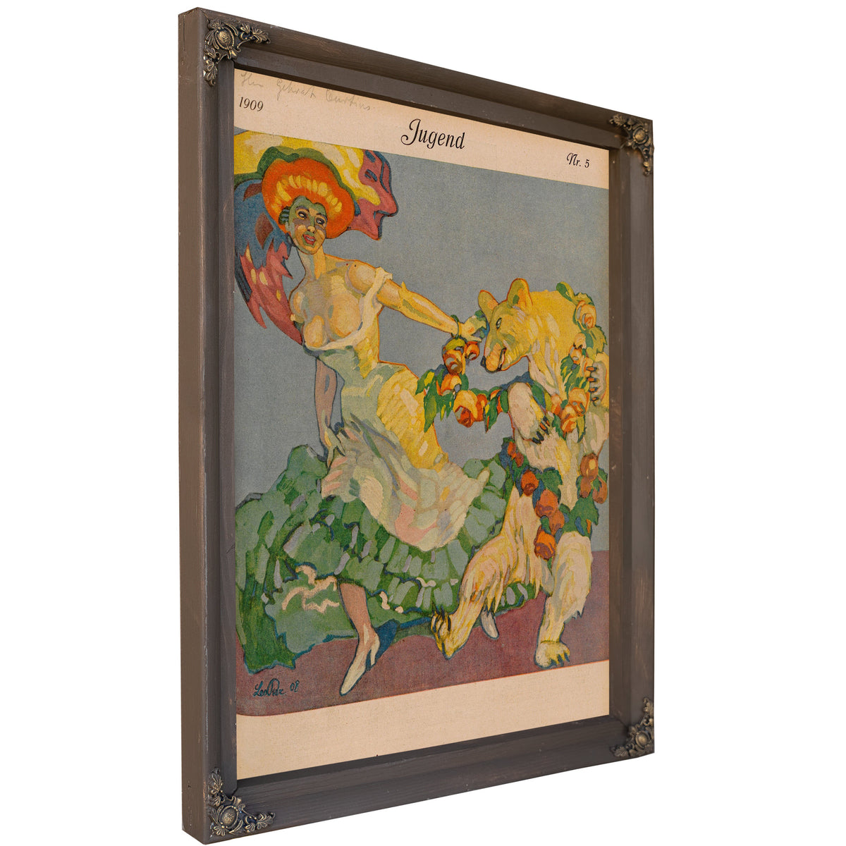 Leo Putz Jugend Nr 05 1909 By Vintage Circus Posters