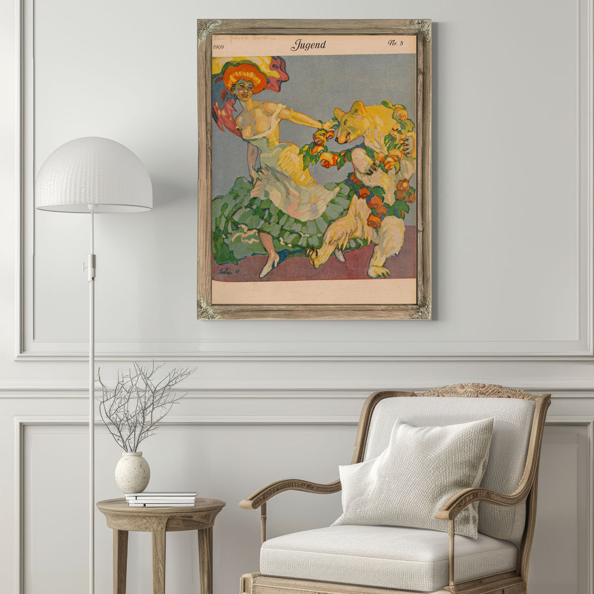 Leo Putz Jugend Nr 05 1909 By Vintage Circus Posters