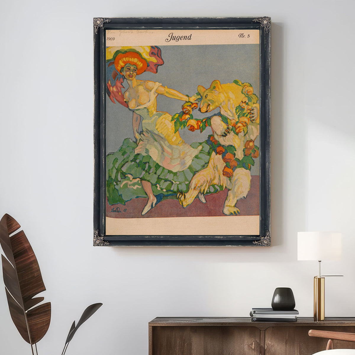 Leo Putz Jugend Nr 05 1909 By Vintage Circus Posters