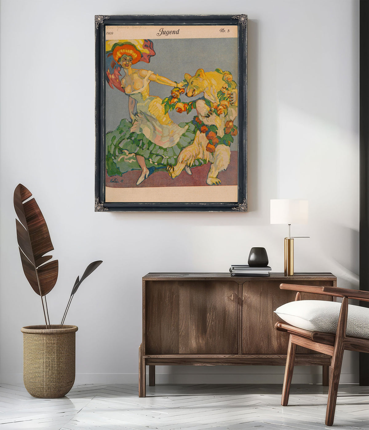Leo Putz Jugend Nr 05 1909 By Vintage Circus Posters