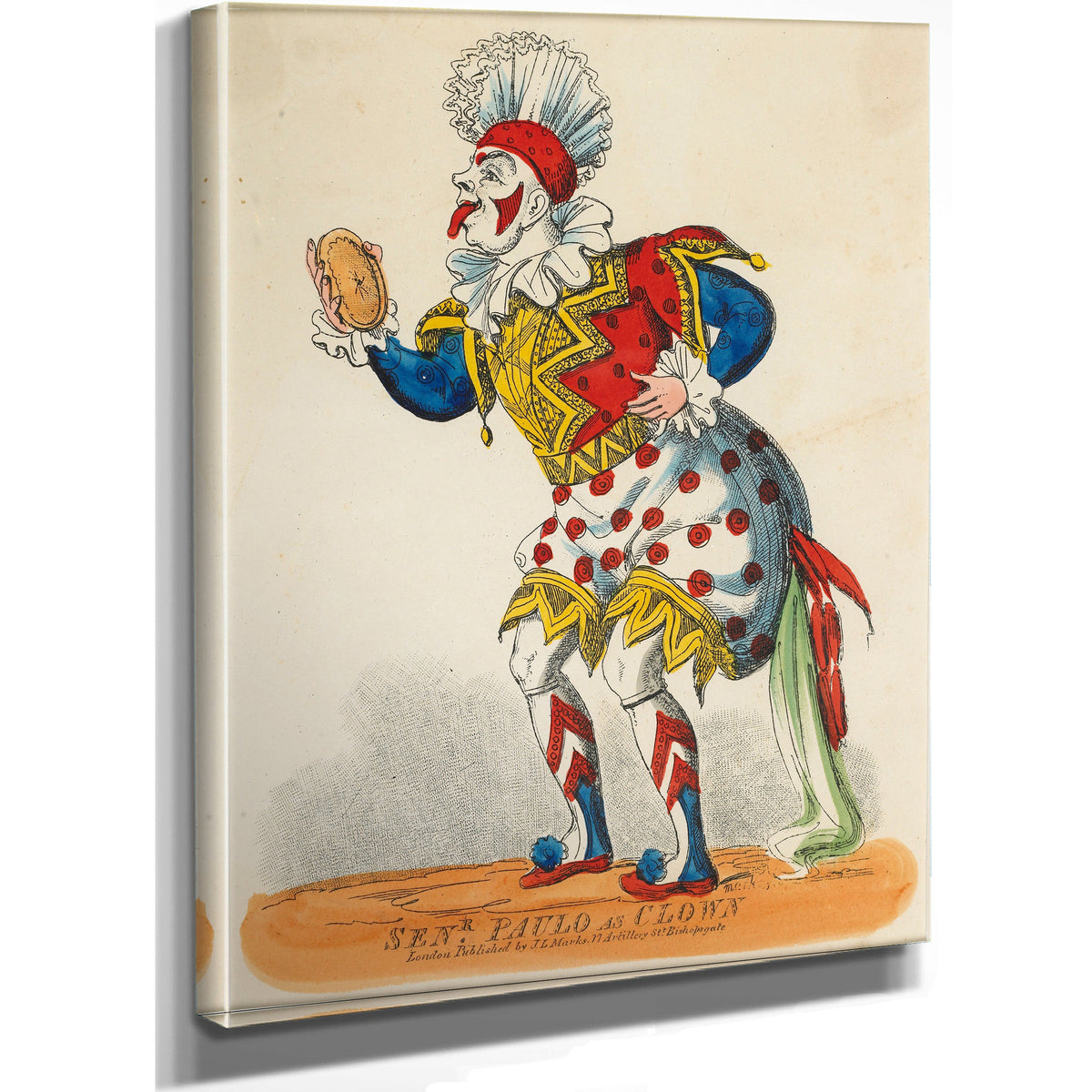 Marks J L Theatrical Portrait Senr By Vintage Circus Posters