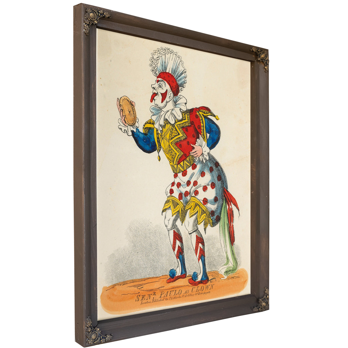 Marks J L Theatrical Portrait Senr By Vintage Circus Posters