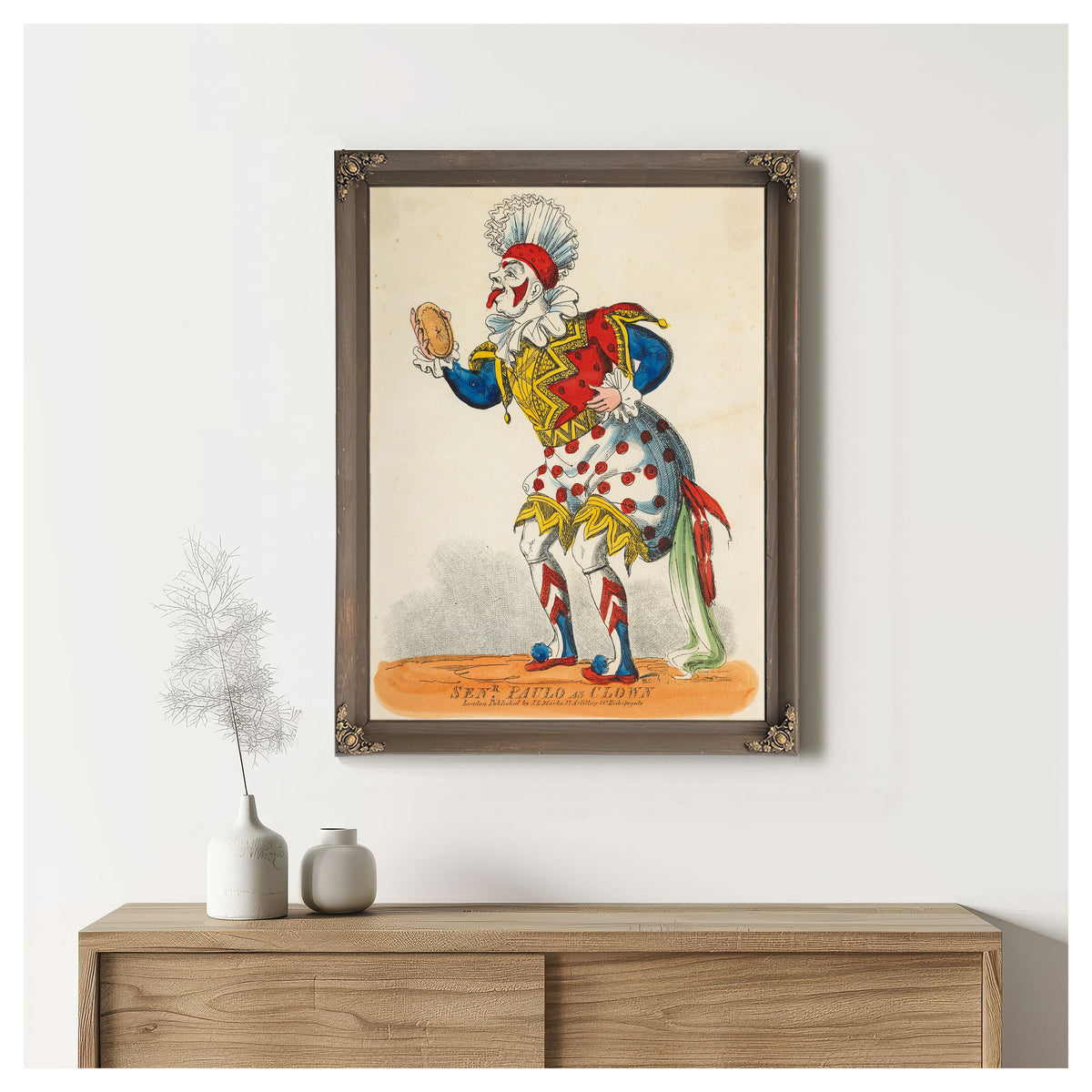 Marks J L Theatrical Portrait Senr By Vintage Circus Posters
