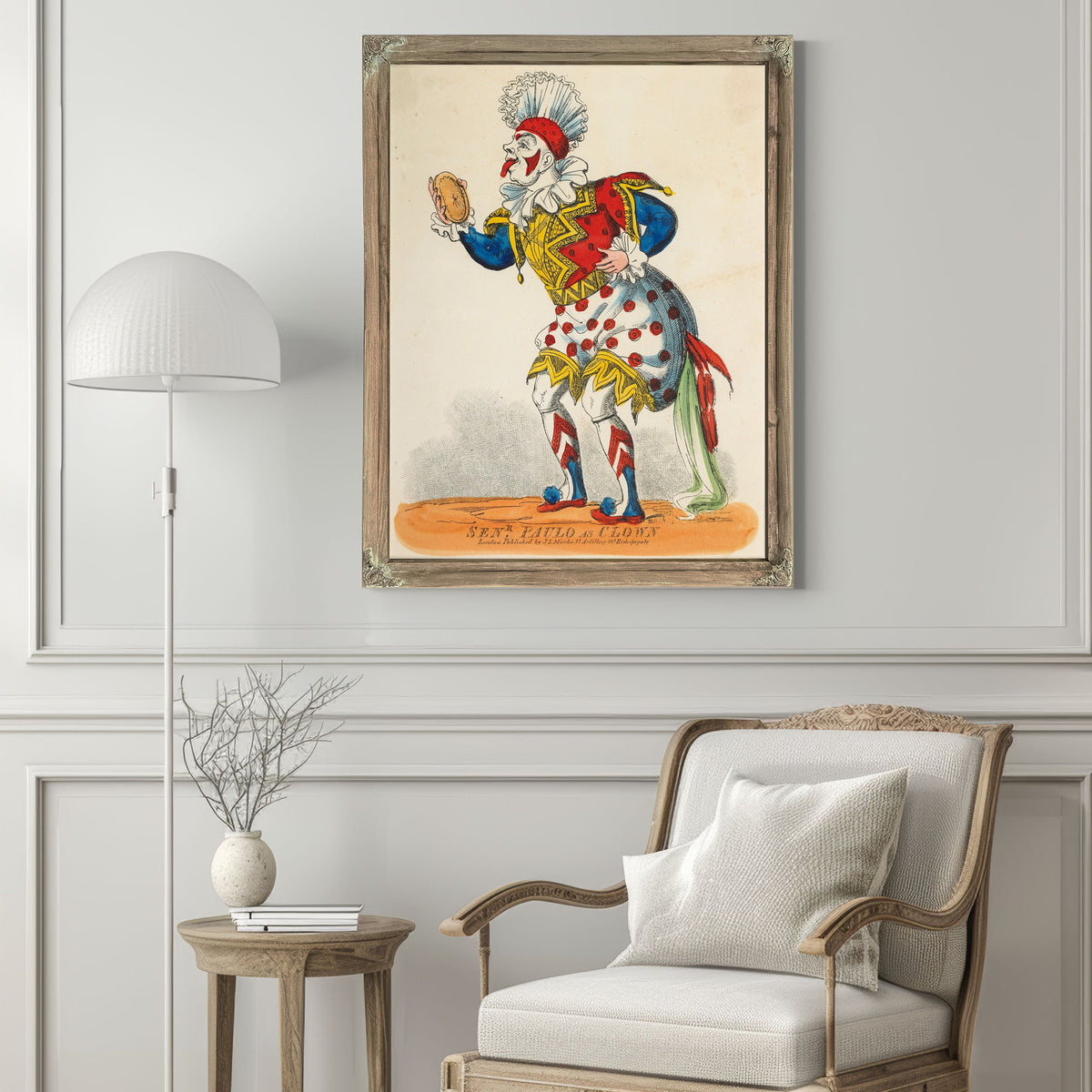 Marks J L Theatrical Portrait Senr By Vintage Circus Posters