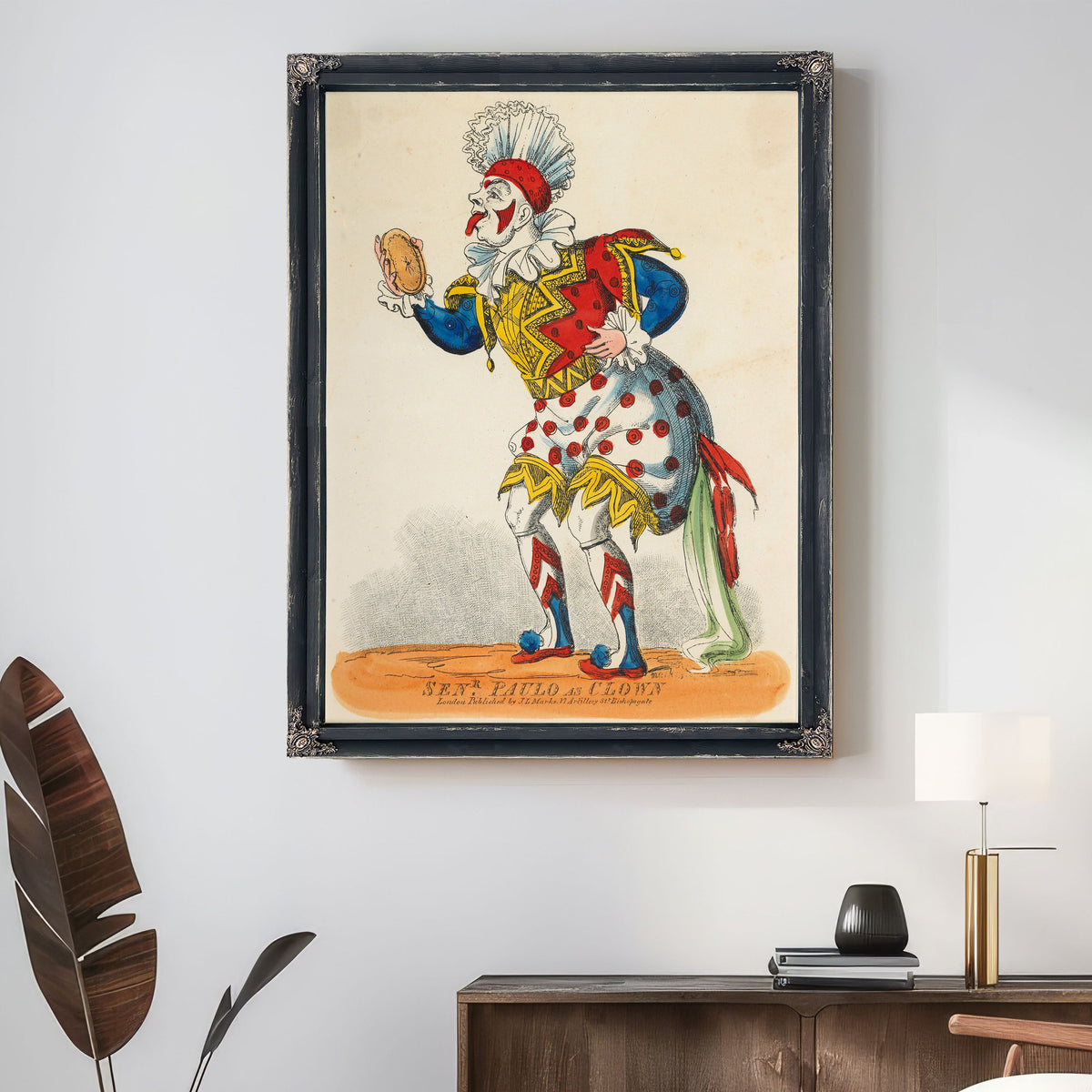 Marks J L Theatrical Portrait Senr By Vintage Circus Posters