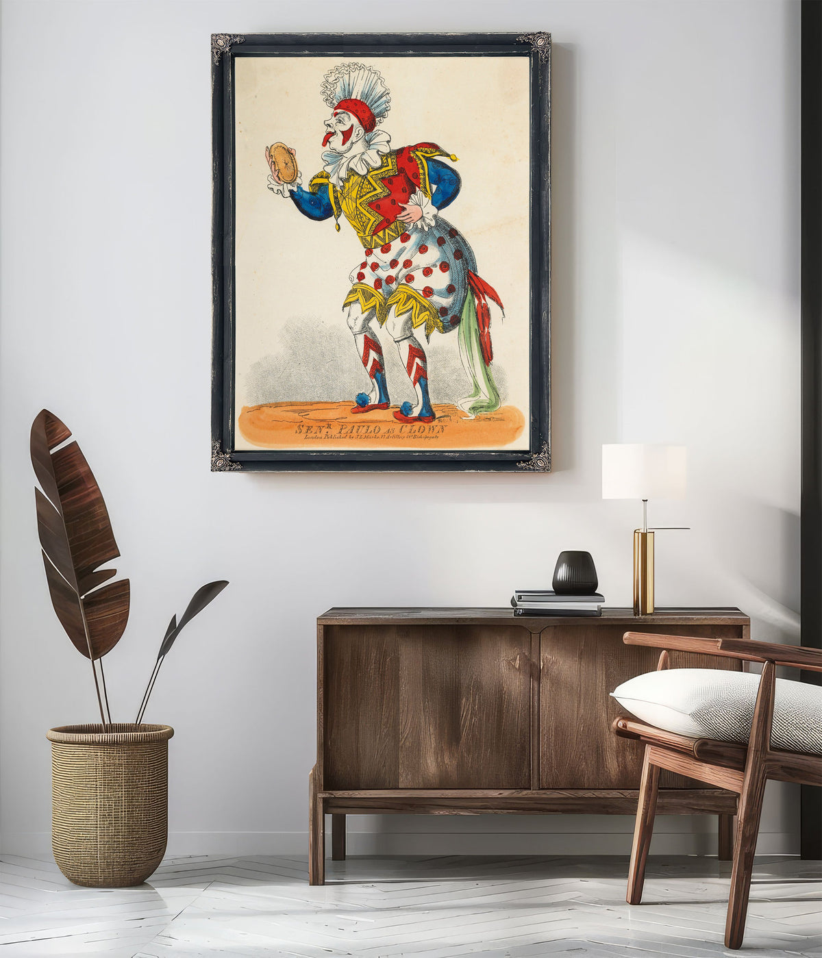 Marks J L Theatrical Portrait Senr By Vintage Circus Posters