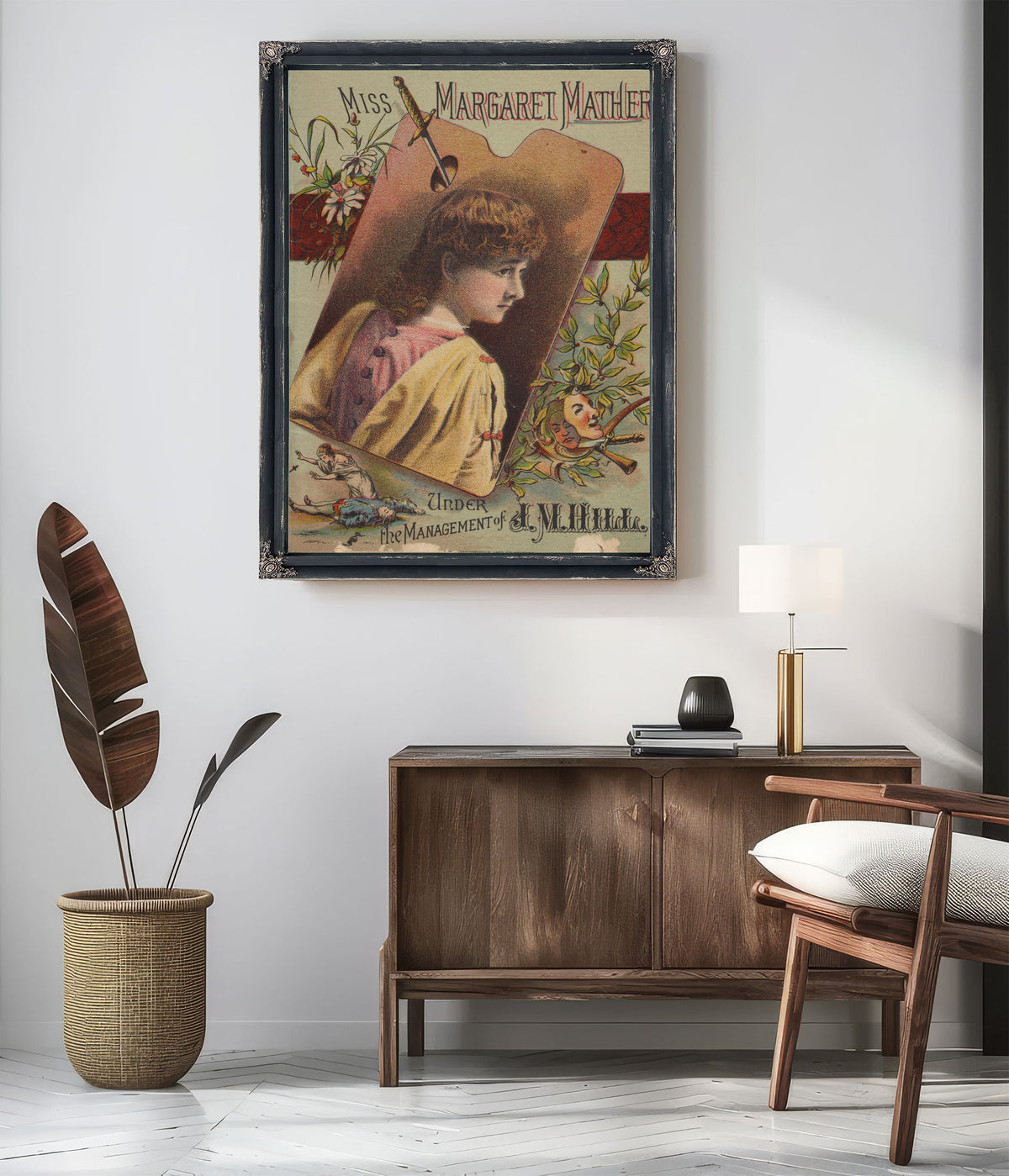 Miss Margaret Mather Under Management By Vintage Circus Posters