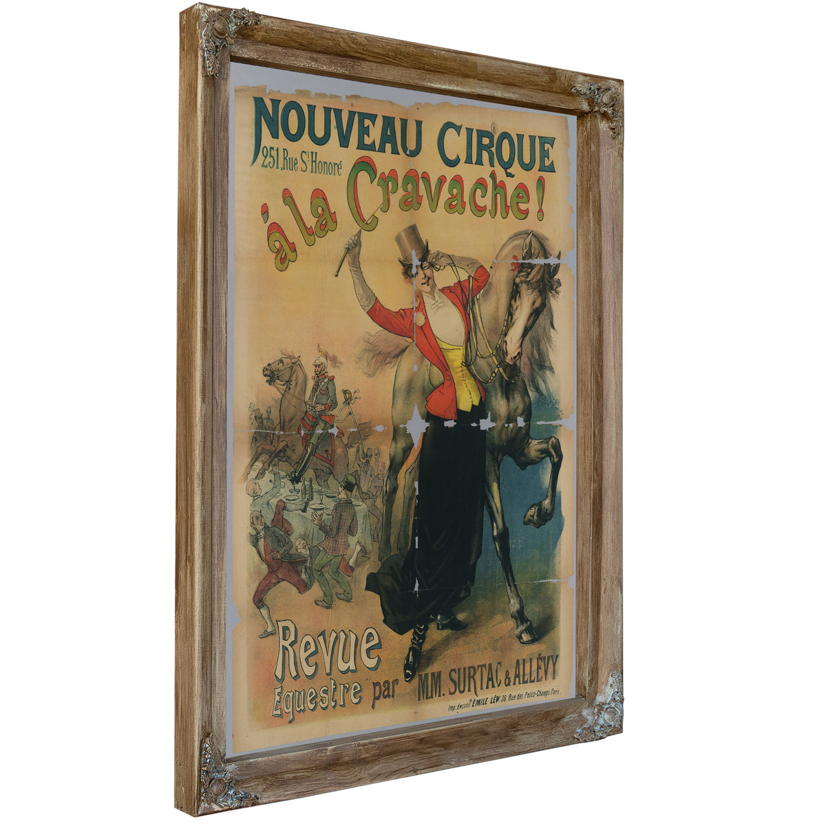 Nouveau Cirque 251 Rue St Honoreu Ac By Vintage Circus Posters