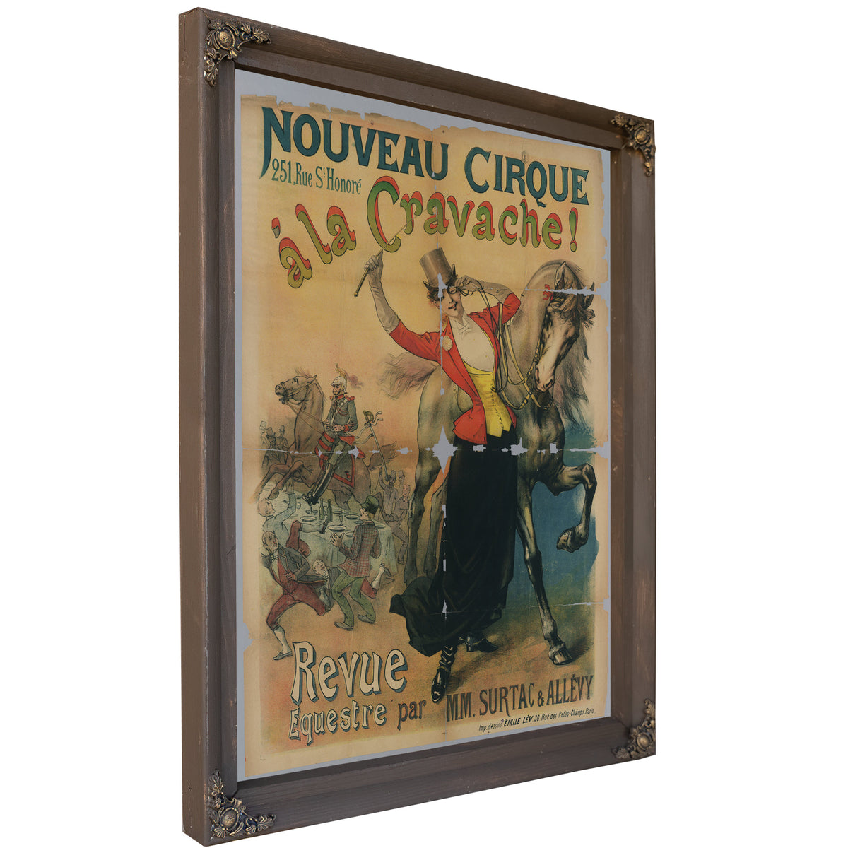 Nouveau Cirque 251 Rue St Honoreu Ac By Vintage Circus Posters