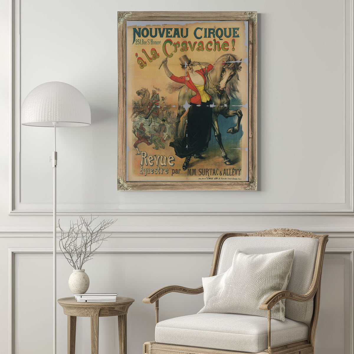 Nouveau Cirque 251 Rue St Honoreu Ac By Vintage Circus Posters