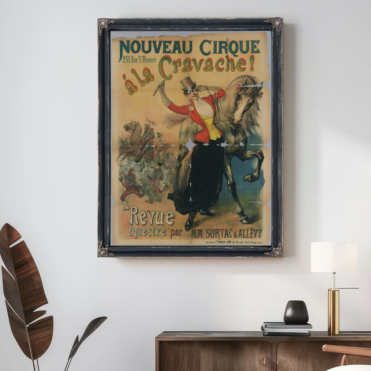 Nouveau Cirque 251 Rue St Honoreu Ac By Vintage Circus Posters