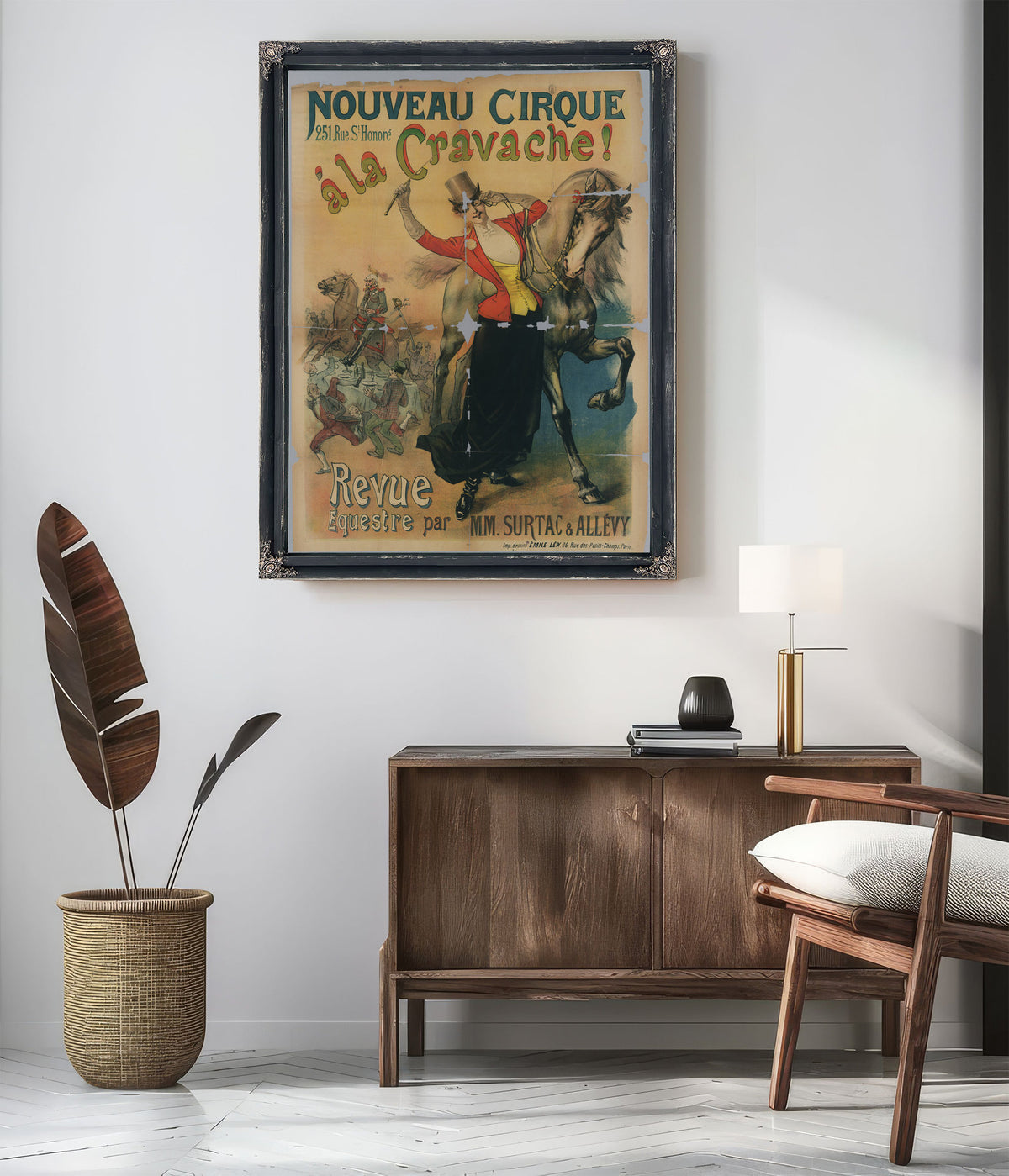 Nouveau Cirque 251 Rue St Honoreu Ac By Vintage Circus Posters
