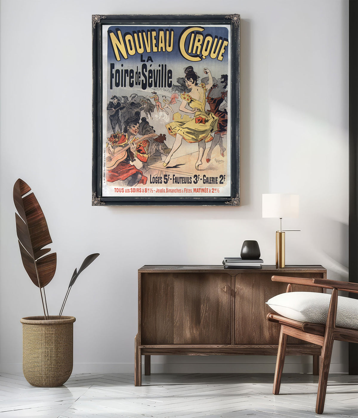 Nouveau Cirque la Foire de Seuville By Vintage Circus Posters
