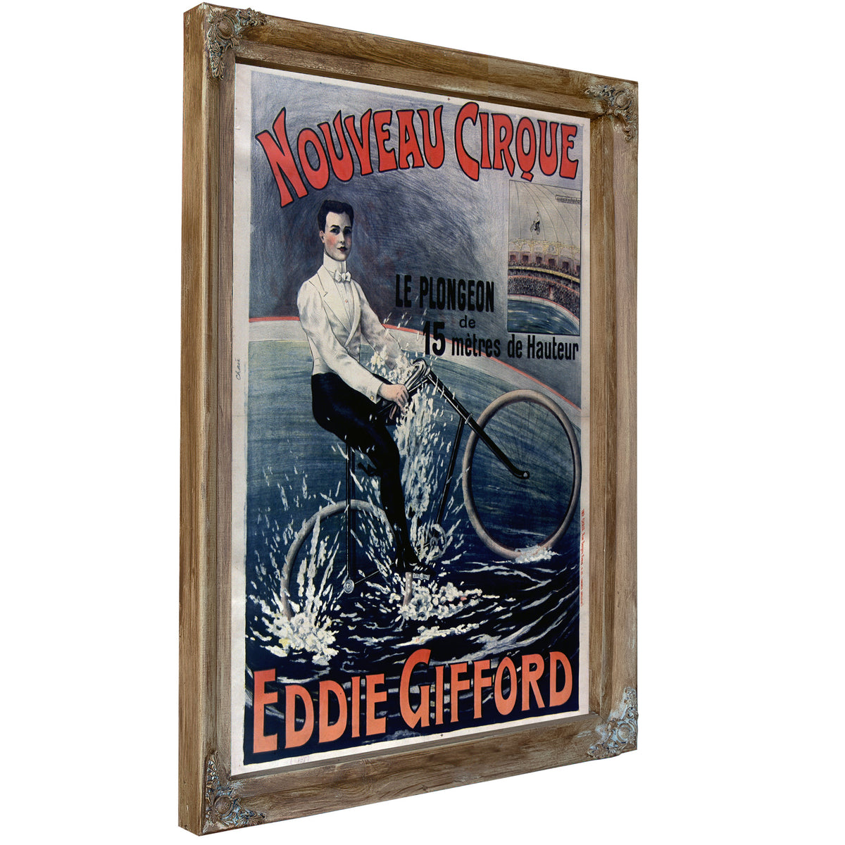 Nouveau Cirque le Plongeon de 15m de By Vintage Circus Posters