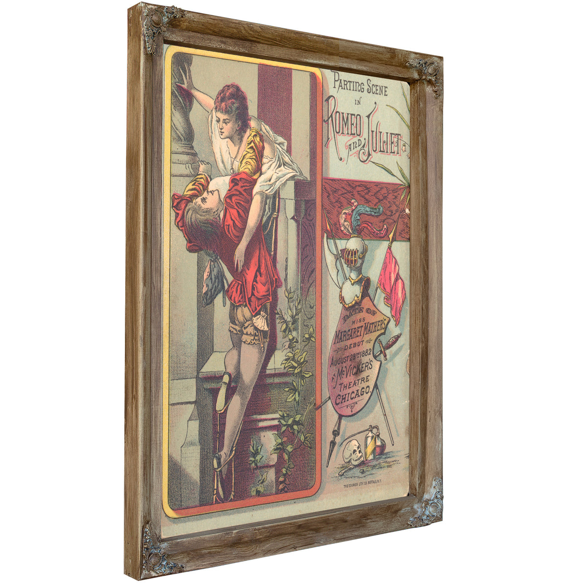 Parting Scene Romeo Juliet Date Miss By Vintage Circus Posters
