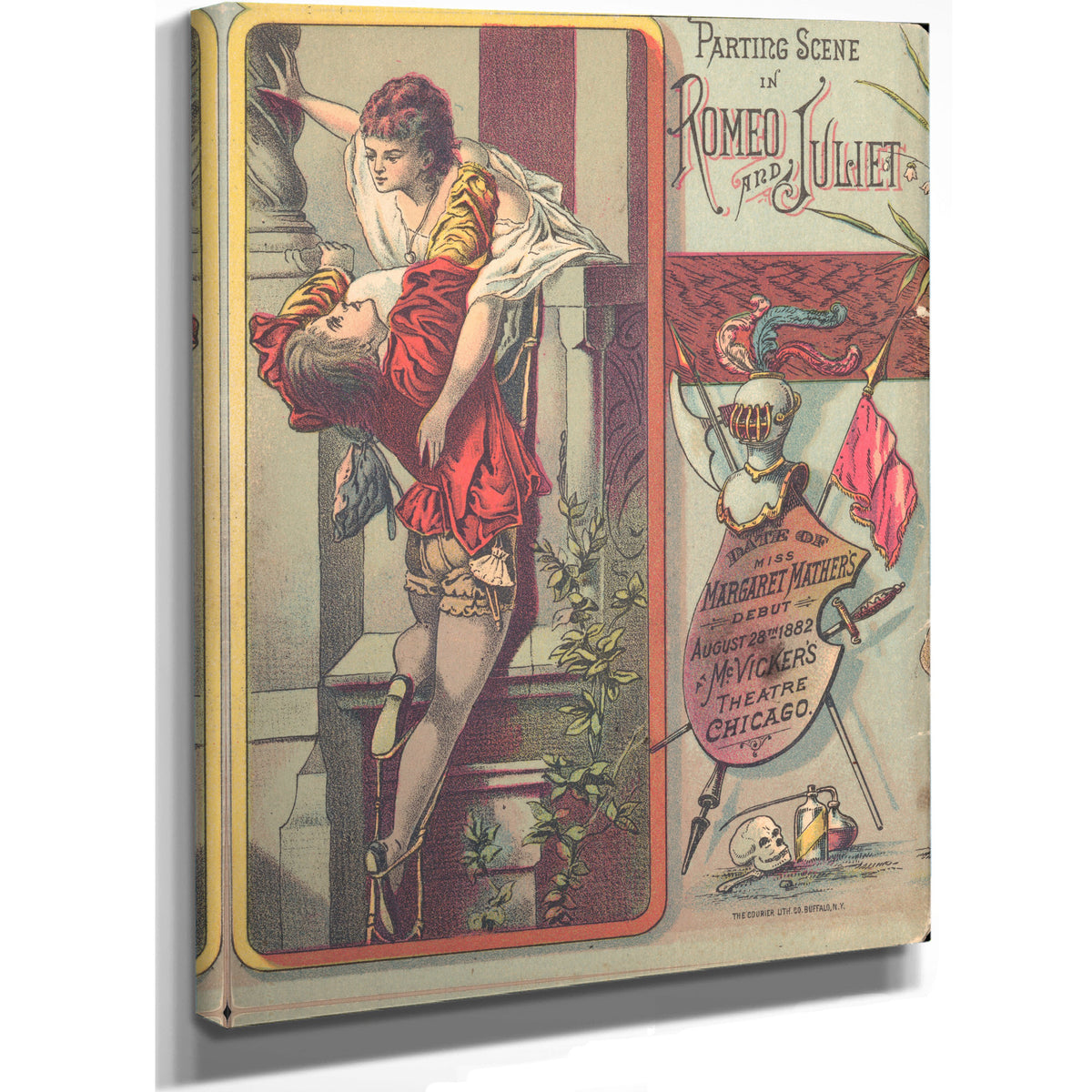 Parting Scene Romeo Juliet Date Miss By Vintage Circus Posters
