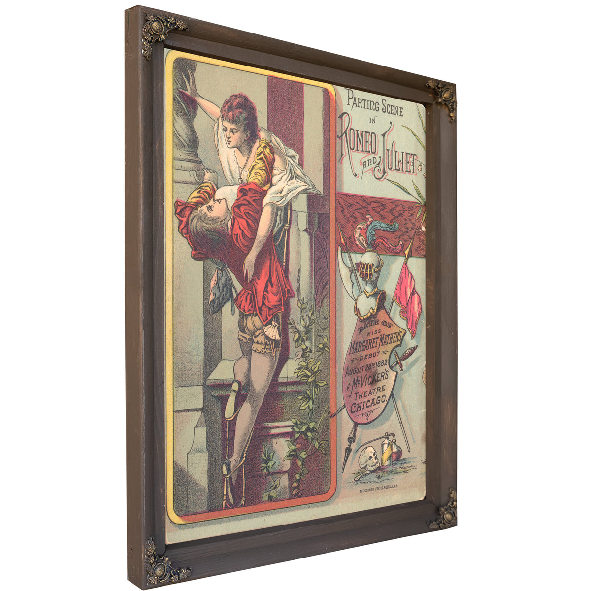 Parting Scene Romeo Juliet Date Miss By Vintage Circus Posters
