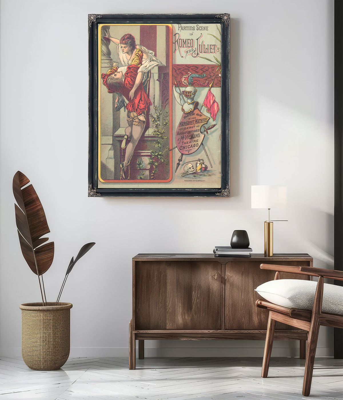 Parting Scene Romeo Juliet Date Miss By Vintage Circus Posters