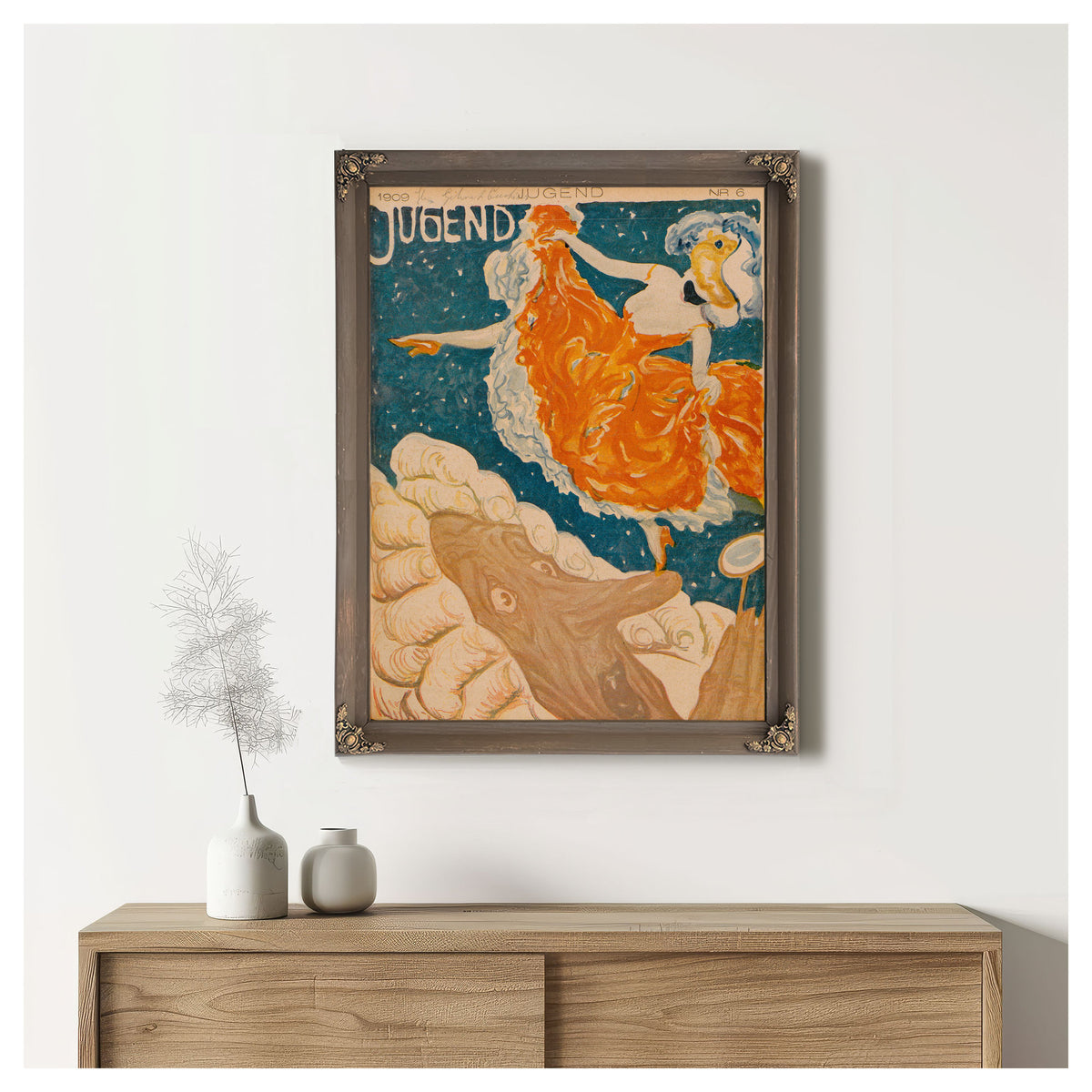 Paul Rieth Jugend Nr 06 1909 By Vintage Circus Posters