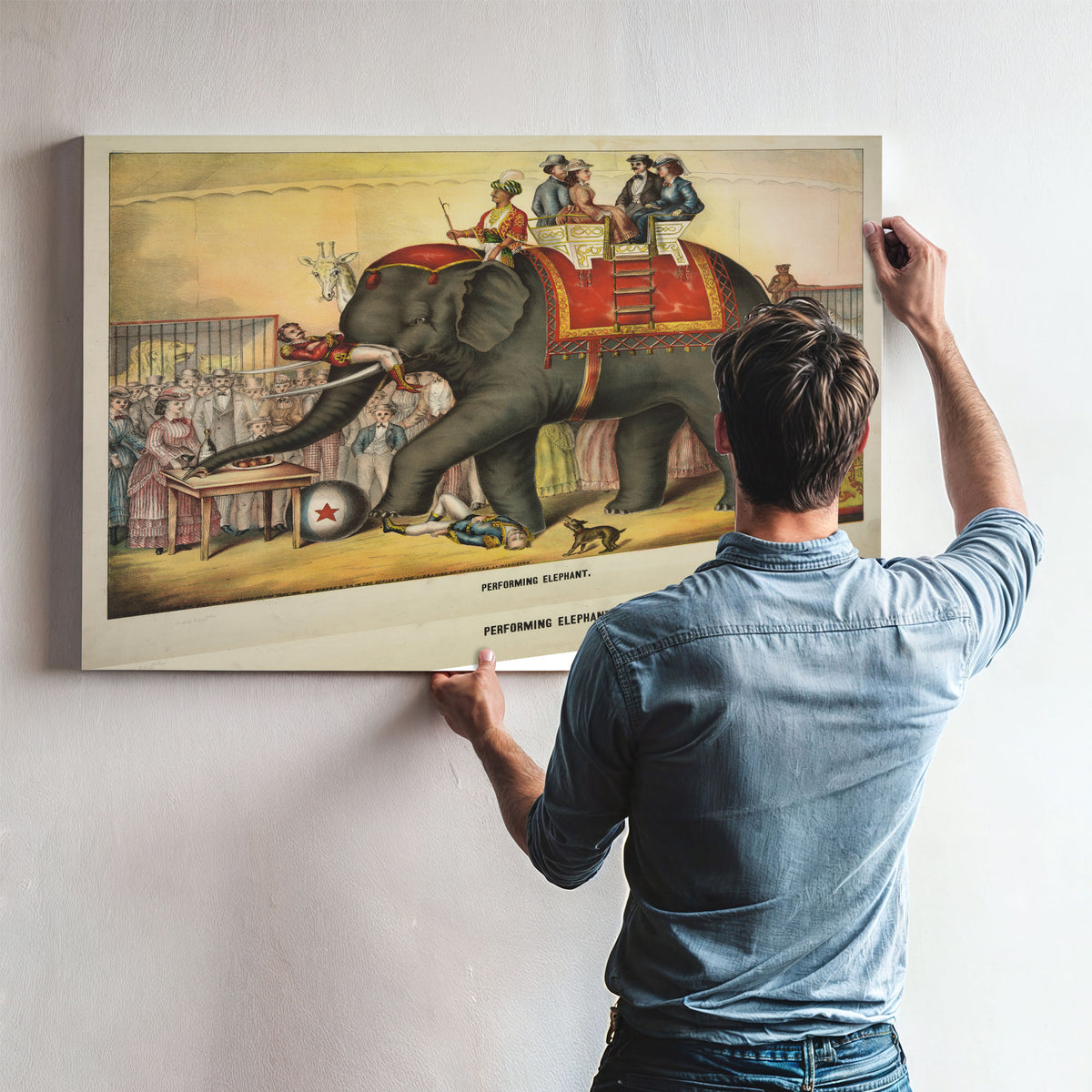 Performing Elephant By Circus Posters New