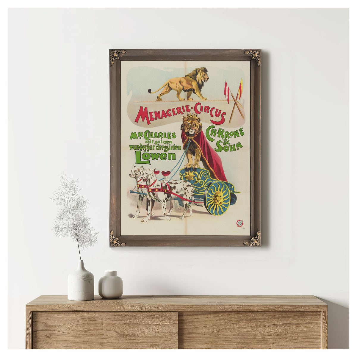 Plakat Menagerie Circus By Vintage Circus Posters