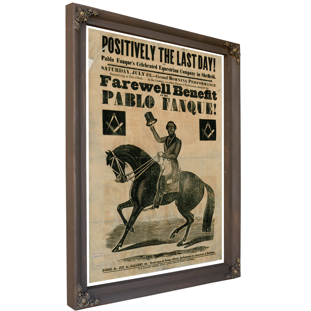 Positively Last Day Pablo Fanque By Vintage Circus Posters