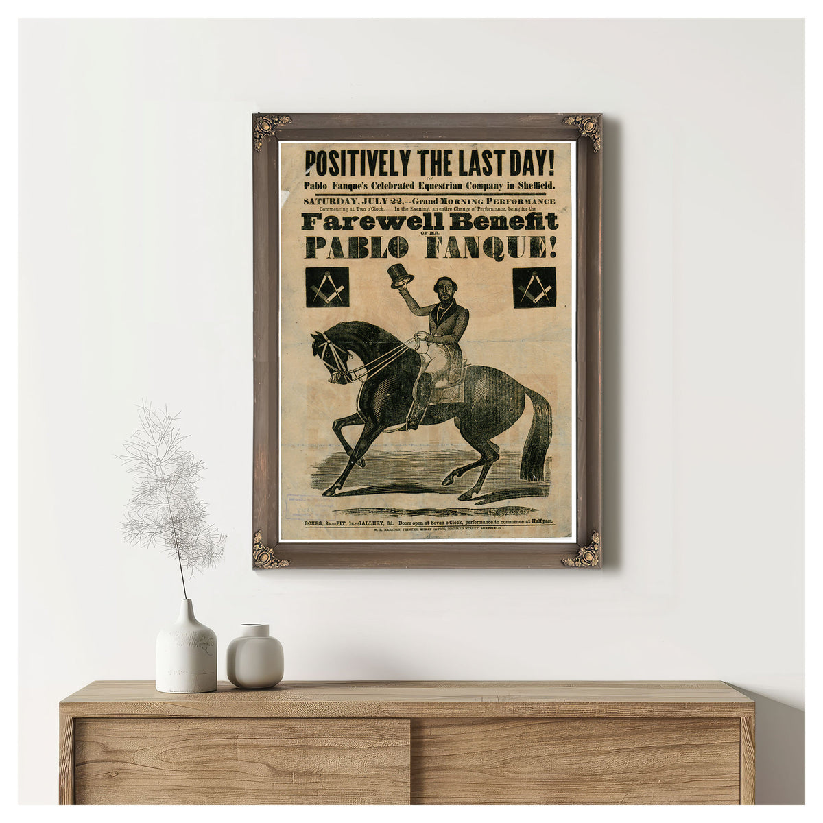 Positively Last Day Pablo Fanque By Vintage Circus Posters
